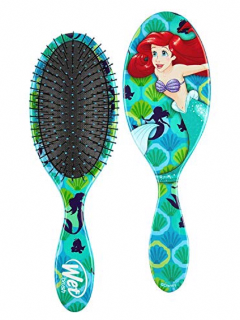 NWT Disney Princess Ariel The Little Mermaid Wet Brush Detangler